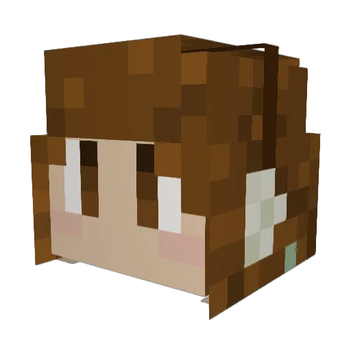 Minecraft-Avatar von Hailolgeil: Kopf als 3D-Render
