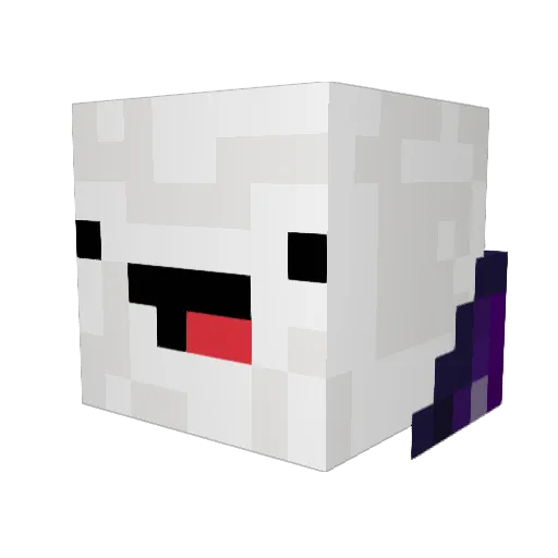 Hailskate Minecraft avatar head, 3D render
