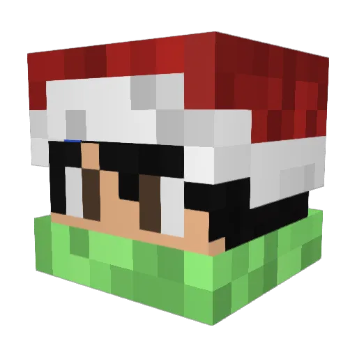 Haim_Konfino Minecraft avatar head, 3D render