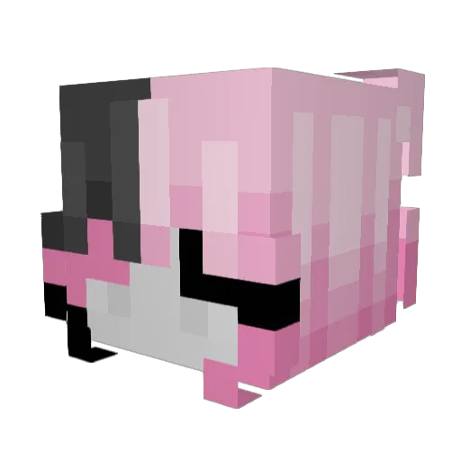HairGobl1n Minecraft avatar head, 3D render
