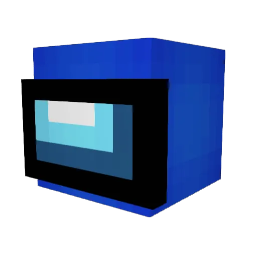 HairyHypixelMod Minecraft avatar head, 3D render