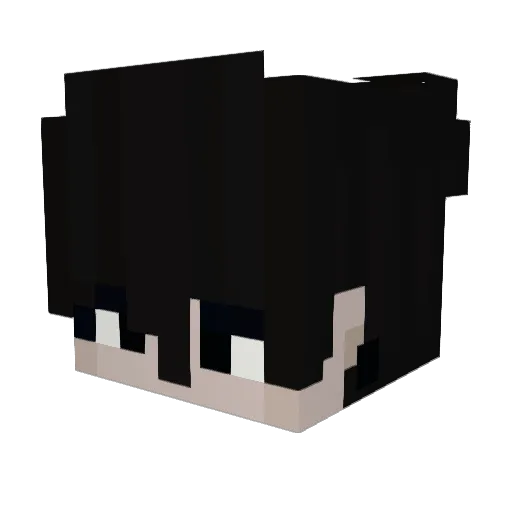HaisePaneer Minecraft avatar head, 3D render