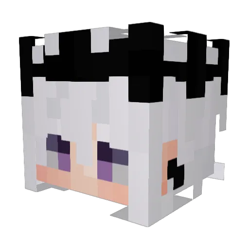 Haiseth Minecraft avatar head, 3D render