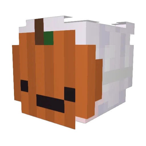 Haitaidie Minecraft avatar head, 3D render