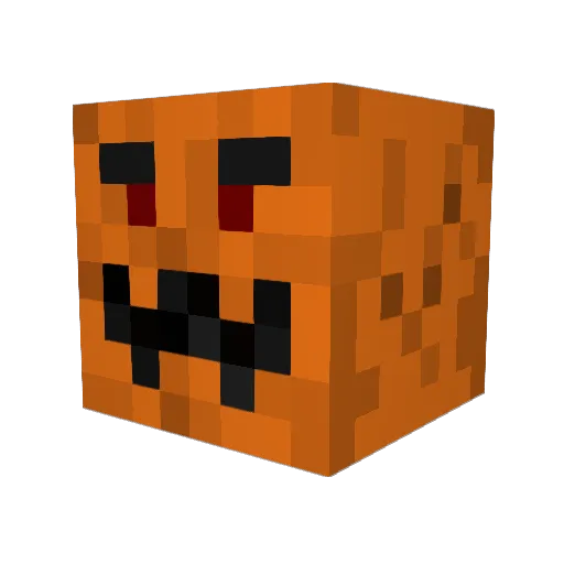 Haitrux Minecraft avatar head, 3D render