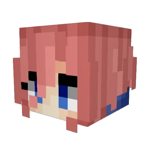 HaizT_T Minecraft avatar head, 3D render
