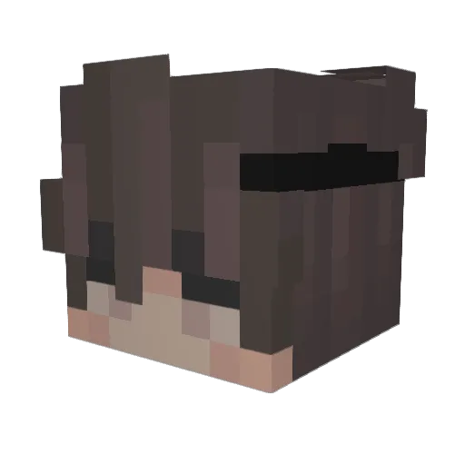 HajalanJo Minecraft avatar head, 3D render