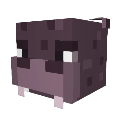 Hajalina Minecraft avatar head, 3D render