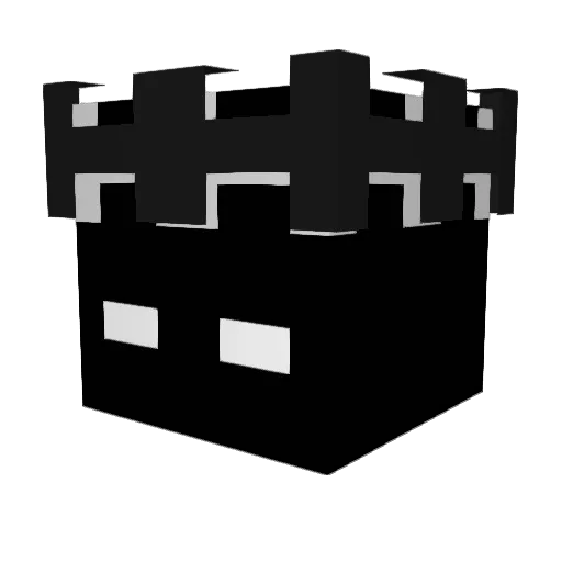 HajanS Minecraft avatar head, 3D render