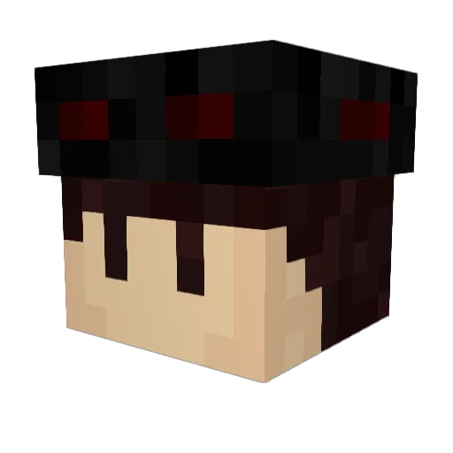 HajiBabat Minecraft avatar head, 3D render
