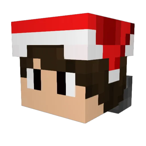 HajiBakr Minecraft avatar head, 3D render