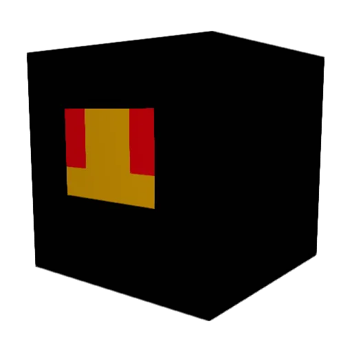 Hajtarm Minecraft avatar head, 3D render
