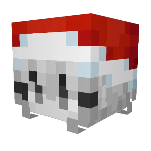 HakSik_E Minecraft avatar head, 3D render