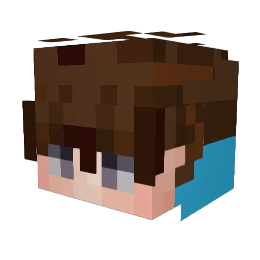 HakaCreator Minecraft avatar head, 3D render