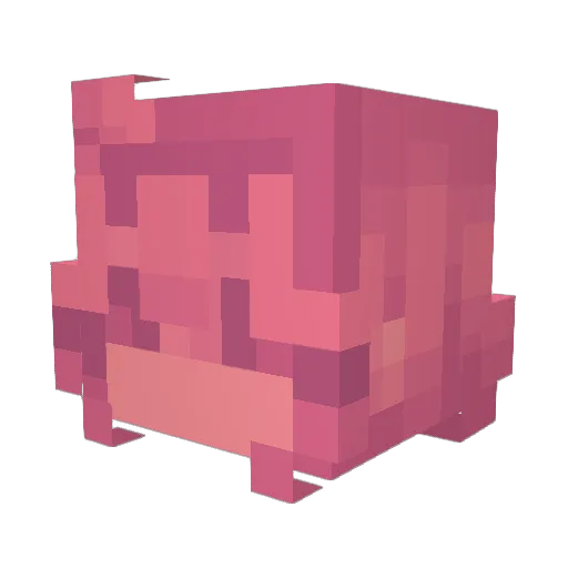 Hakaito Minecraft avatar head, 3D render