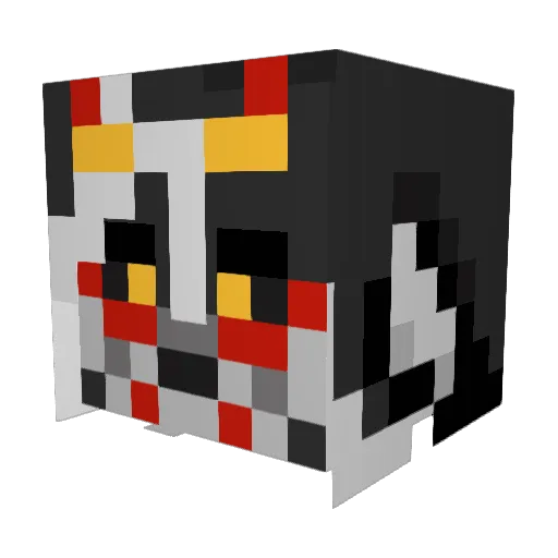 Hakar1503 Minecraft avatar head, 3D render