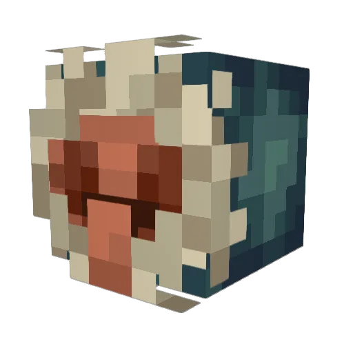 HakastroF Minecraft avatar head, 3D render