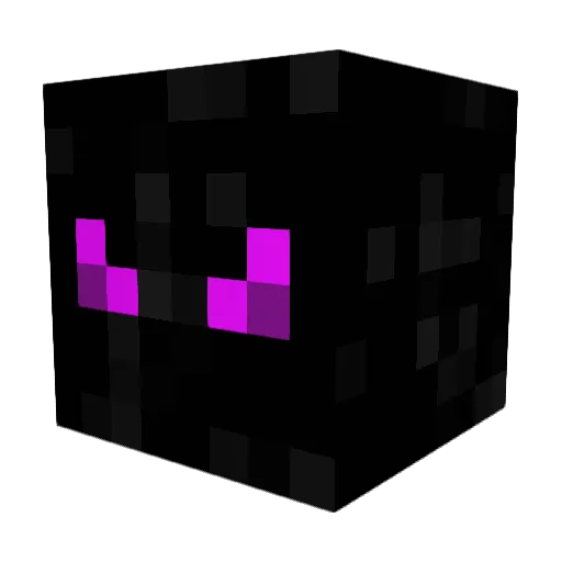 Hakax Minecraft avatar head, 3D render