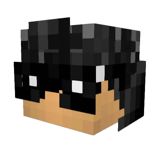 HakiroJr Minecraft avatar head, 3D render