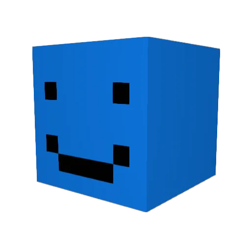 HaknLakn Minecraft avatar head, 3D render