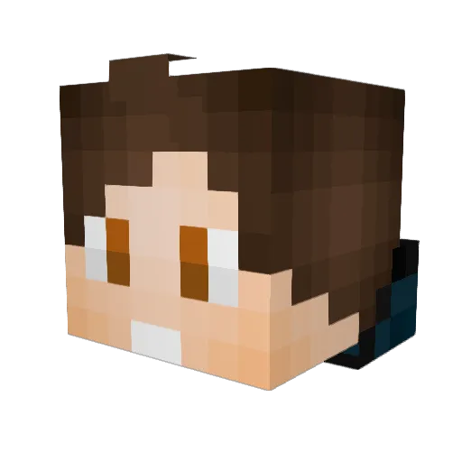 Hakon_01 Minecraft avatar head, 3D render
