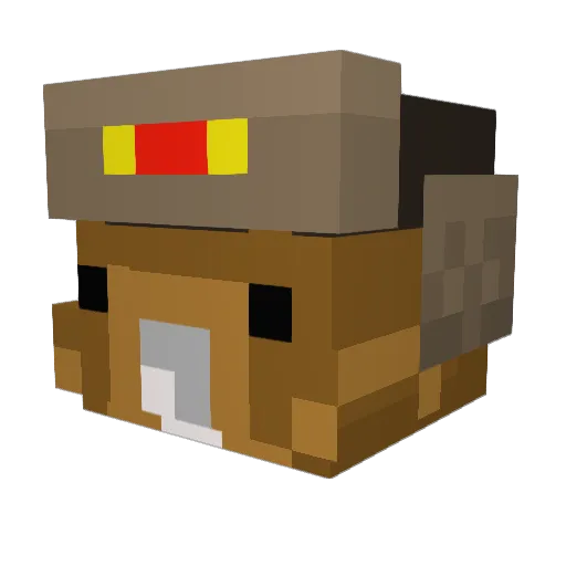 Hakuna_Ratata Minecraft avatar head, 3D render