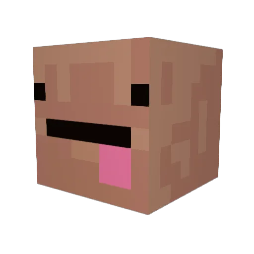 Hal_JJaak Minecraft avatar head, 3D render