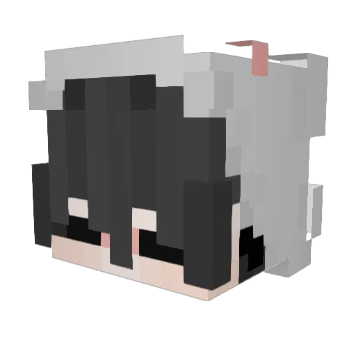 Halakhah Minecraft avatar head, 3D render