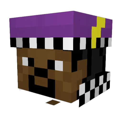Halaljesus_ Minecraft avatar head, 3D render