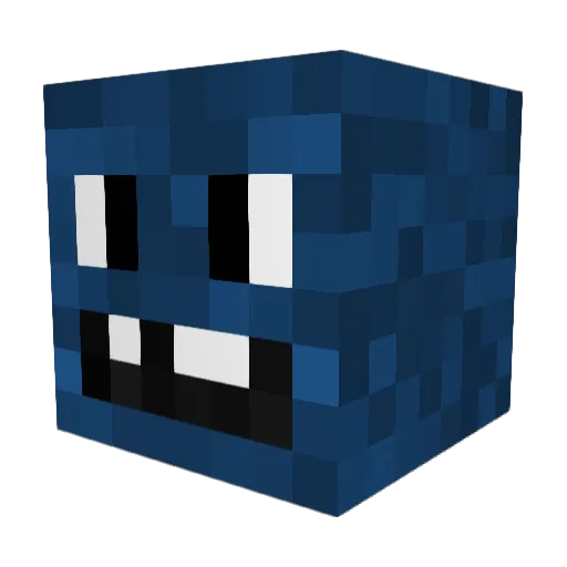 Halcyon08 Minecraft avatar head, 3D render