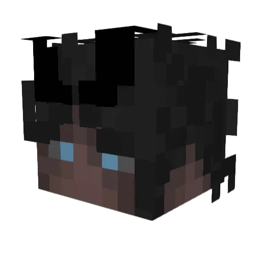 Haldzedon Minecraft avatar head, 3D render