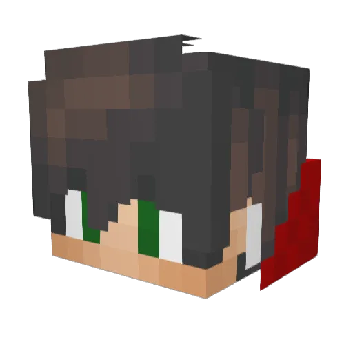 Hale31 Minecraft avatar head, 3D render