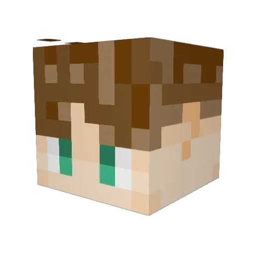 HaleEndHooligan Minecraft avatar head, 3D render