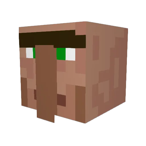 Halestormish Minecraft avatar head, 3D render