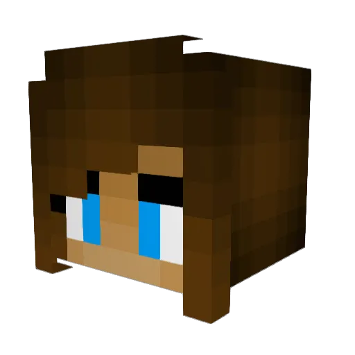 HaleyTheDragon Minecraft avatar head, 3D render