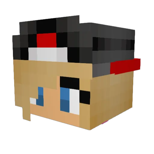 Haley_Forde_98 Minecraft avatar head, 3D render