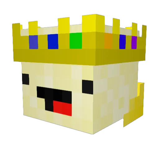 HalfChewedBeans Minecraft avatar head, 3D render