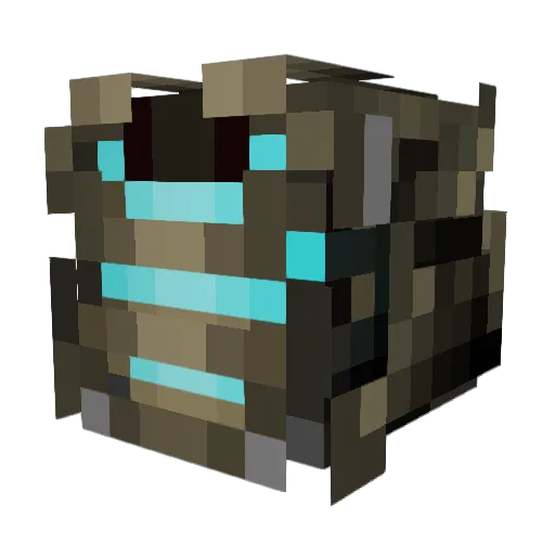 HalfPly Minecraft avatar head, 3D render