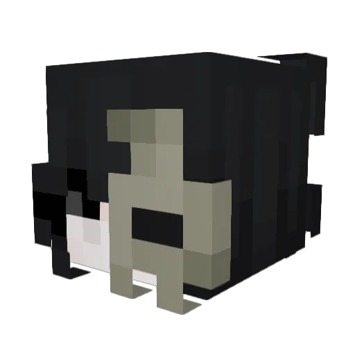 Half_aFI5H Minecraft avatar head, 3D render