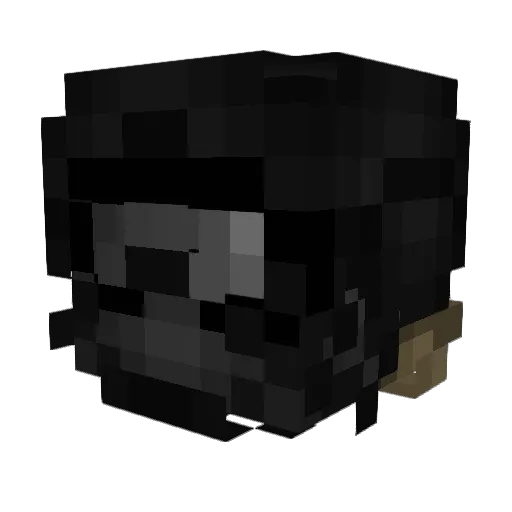 Halftime732 Minecraft avatar head, 3D render