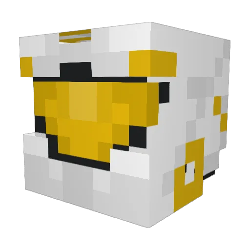 Halfwitt Minecraft avatar head, 3D render