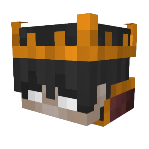 HaliBurton_ Minecraft avatar head, 3D render