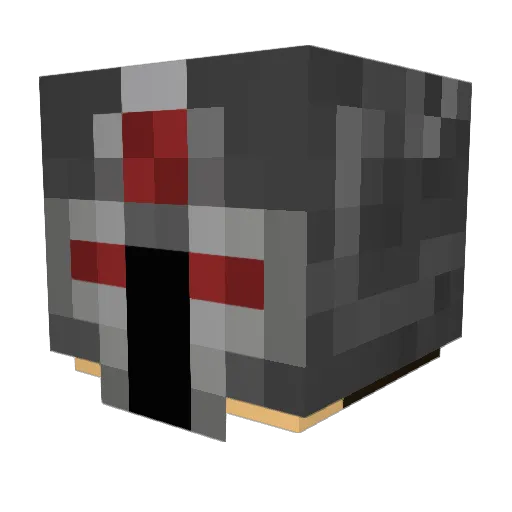 Haligaz Minecraft avatar head, 3D render