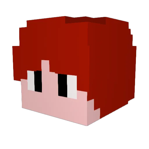 Hall0ws_ Minecraft avatar head, 3D render