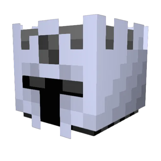 HallAune Minecraft avatar head, 3D render