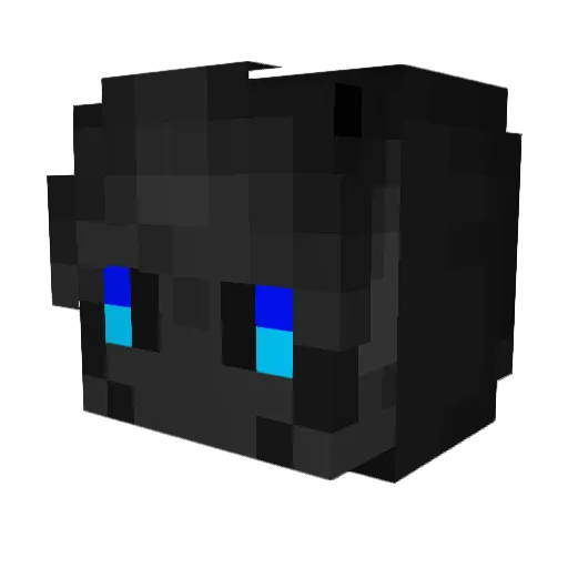 HallalBratwurst Minecraft avatar head, 3D render