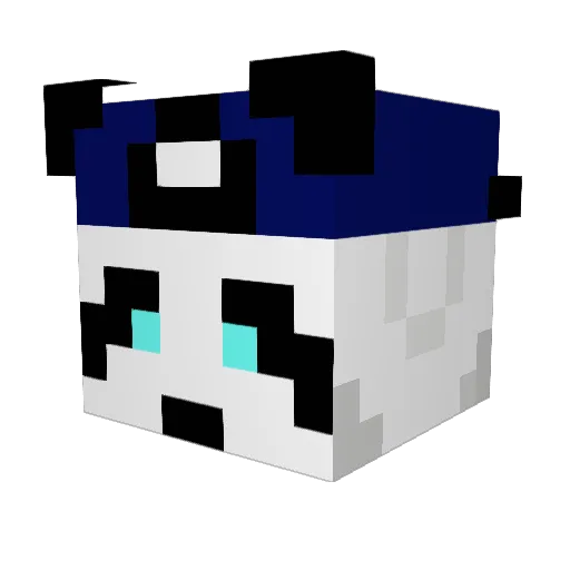 HallidayPL Minecraft avatar head, 3D render