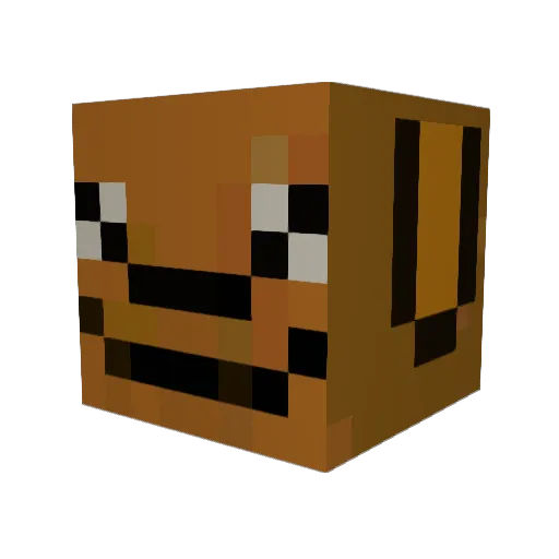 HalloImZero Minecraft avatar head, 3D render