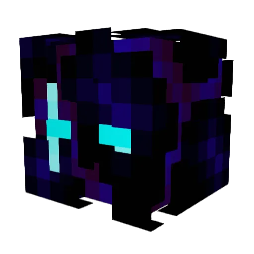 Hallolewo Minecraft avatar head, 3D render