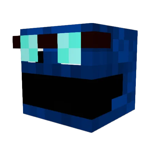 HallowSL Minecraft avatar head, 3D render